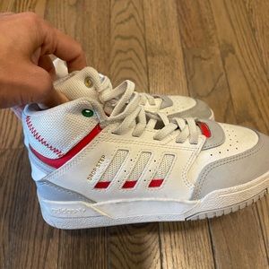 Adidas originals drop step high top shoes girls